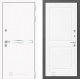 Входная металлическая Дверь Лабиринт (LABIRINT) Лайн White 11 Белый софт в Жуковский