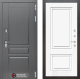 Входная металлическая Дверь Лабиринт (LABIRINT) Платинум 26 Белый (RAL-9003) в Жуковский