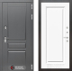Входная металлическая Дверь Лабиринт (LABIRINT) Платинум 27 Белый (RAL-9003) в Жуковский