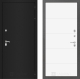 Входная металлическая Дверь Лабиринт (LABIRINT) Classic шагрень черная 13 Белый софт в Жуковский