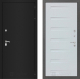 Входная металлическая Дверь Лабиринт (LABIRINT) Classic шагрень черная 14 Дуб кантри белый горизонтальный в Жуковский