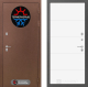 Входная металлическая Дверь Лабиринт (LABIRINT) Термо Магнит 13 Белый софт в Жуковский