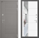 Входная металлическая Дверь Лабиринт (LABIRINT) Формо Зеркало 19 Белый софт в Жуковский