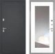 Входная металлическая Дверь Интекрон (INTECRON) Гектор ФЛЗ-120-М Зеркало Белый матовый в Жуковский