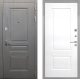 Входная металлическая Дверь Интекрон (INTECRON) Брайтон Графит Альба Роял Вуд белый в Жуковский