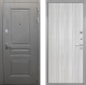 Входная металлическая Дверь Интекрон (INTECRON) Брайтон Графит В-07 с молдингом Сандал белый в Жуковский