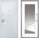 Дверь Интекрон (INTECRON) Колизей White ФЛЗ-120-М Зеркало Белый матовый в Жуковский