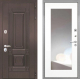 Входная металлическая Дверь Интекрон (INTECRON) Италия ФЛЗ-120-М Зеркало Белый матовый в Жуковский