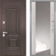 Входная металлическая Дверь Интекрон (INTECRON) Италия ФЛЗ-516 Зеркало Сосна белая в Жуковский