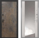 Входная металлическая Дверь Интекрон (INTECRON) Профит Black Гранж ФЛЗ-516 Зеркало Сосна белая в Жуковский