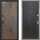 Входная металлическая Дверь Интекрон (INTECRON) Профит Black Гранж ФЛ-295 Лофт черный в Жуковский