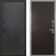 Входная металлическая Дверь Интекрон (INTECRON) Профит Black ФЛ-295 Гладкая Эковенге поперечный в Жуковский