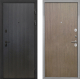 Входная металлическая Дверь Интекрон (INTECRON) Профит Black ФЛ-295 Гладкая шпон Венге коричневый в Жуковский