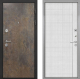 Входная металлическая Дверь Интекрон (INTECRON) Гектор Гранж В-07 с молдингом Лофт белый в Жуковский