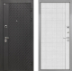 Входная металлическая Дверь Интекрон (INTECRON) Олимпия Black 4К В-07 с молдингом Лофт белый в Жуковский
