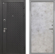 Входная металлическая Дверь Интекрон (INTECRON) Олимпия Black 4К Гладкая Мрамор светлый в Жуковский