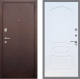 Входная металлическая Дверь Рекс (REX) 2 Медный Антик FL-128 Белый ясень в Жуковский