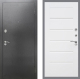 Входная металлическая Дверь Рекс (REX) 2А Серебро Антик Сити Белый ясень в Жуковский