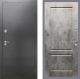 Входная металлическая Дверь Рекс (REX) 2А Серебро Антик FL-117 Бетон темный в Жуковский