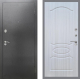 Входная металлическая Дверь Рекс (REX) 2А Серебро Антик FL-128 Сандал белый в Жуковский