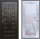 Входная металлическая Дверь Рекс (REX) Премиум 3к Зеркало Пастораль Сандал белый в Жуковский