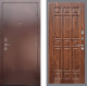 Входная металлическая Дверь Рекс (REX) 1 FL-33 орех тисненый в Жуковский