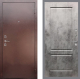 Входная металлическая Дверь Рекс (REX) 1 FL-117 Бетон темный в Жуковский