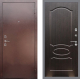 Входная металлическая Дверь Рекс (REX) 1 FL-128 Венге светлый в Жуковский