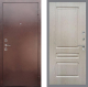 Входная металлическая Дверь Рекс (REX) 1 FL-243 Беленый дуб в Жуковский