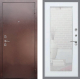 Входная металлическая Дверь Рекс (REX) 1 Зеркало Пастораль Белый ясень в Жуковский