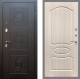Входная металлическая Дверь Рекс (REX) 10 FL-128 Беленый дуб в Жуковский