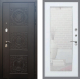 Входная металлическая Дверь Рекс (REX) 10 Зеркало Пастораль Белый ясень в Жуковский