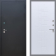 Входная металлическая Дверь Рекс (REX) 1A Черный Муар FL-289 Белый ясень в Жуковский