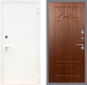 Входная металлическая Дверь Рекс (REX) 1А Белая шагрень FL-58 Морёная берёза в Жуковский