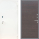 Входная металлическая Дверь Рекс (REX) 1А Белая шагрень GL венге поперечный в Жуковский