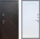 Входная металлическая Дверь Рекс (REX) 13 Венге FL-128 Белый ясень в Жуковский