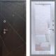 Входная металлическая Дверь Рекс (REX) 13 Венге Зеркало Пастораль Сандал белый в Жуковский