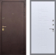 Входная металлическая Дверь Рекс (REX) Лайт 3К FL-289 Белый ясень в Жуковский