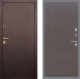 Входная металлическая Дверь Рекс (REX) Лайт 3К GL венге поперечный в Жуковский