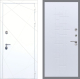 Входная металлическая Дверь Рекс (REX) 13 Силк Сноу FL-289 Белый ясень в Жуковский
