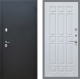 Входная металлическая Дверь Рекс (REX) 5 Черный Муар FL-33 Белый ясень в Жуковский