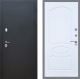 Входная металлическая Дверь Рекс (REX) 5 Черный Муар FL-128 Силк Сноу в Жуковский