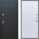 Входная металлическая Дверь Рекс (REX) 5 Черный Муар FL-289 Белый ясень в Жуковский