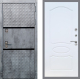 Входная металлическая Дверь Рекс (REX) 15 Бетон Темный FL-128 Белый ясень в Жуковский