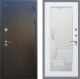 Входная металлическая Дверь Рекс (REX) Премиум-246 Зеркало Пастораль Белый ясень в Жуковский
