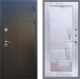 Входная металлическая Дверь Рекс (REX) Премиум-246 Зеркало Пастораль Сандал белый в Жуковский