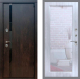 Входная металлическая Дверь Рекс (REX) 26 Зеркало Пастораль Сандал белый в Жуковский